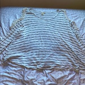 shoulder cut sweater